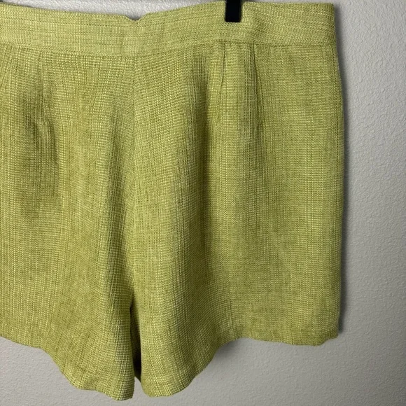 Tuckernuck High Waist Shorts in Light Green - Picture 6 of 8